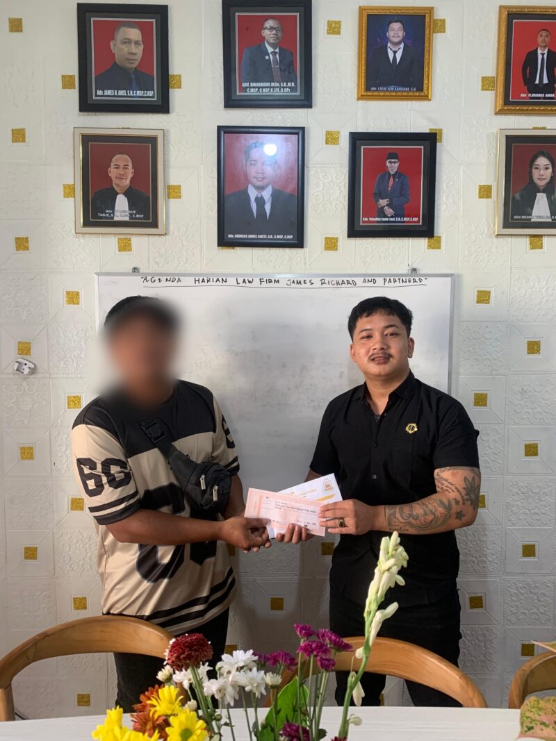 Advokat James Richard and Partners Dampingi Pekerja Bangunan, Wujudkan Perjuangan Hak Masyarakat Kecil